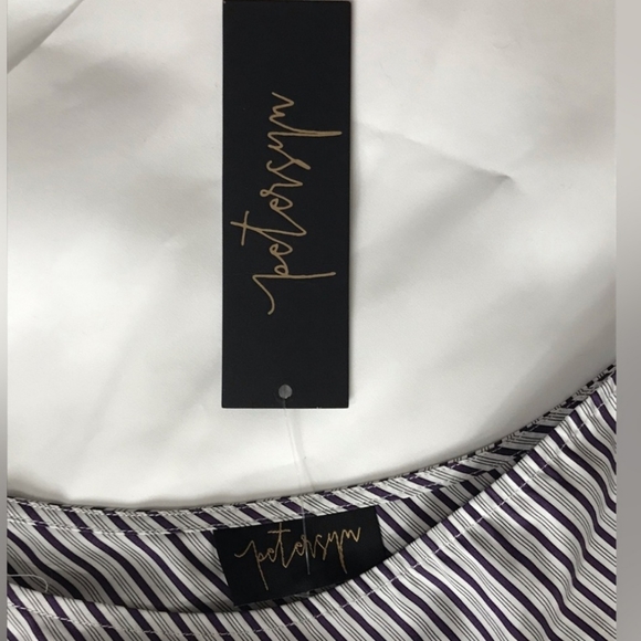 Petersyn Lara One Shoulder Top - Empire color - Size Small - NWT - Picture 7 of 9